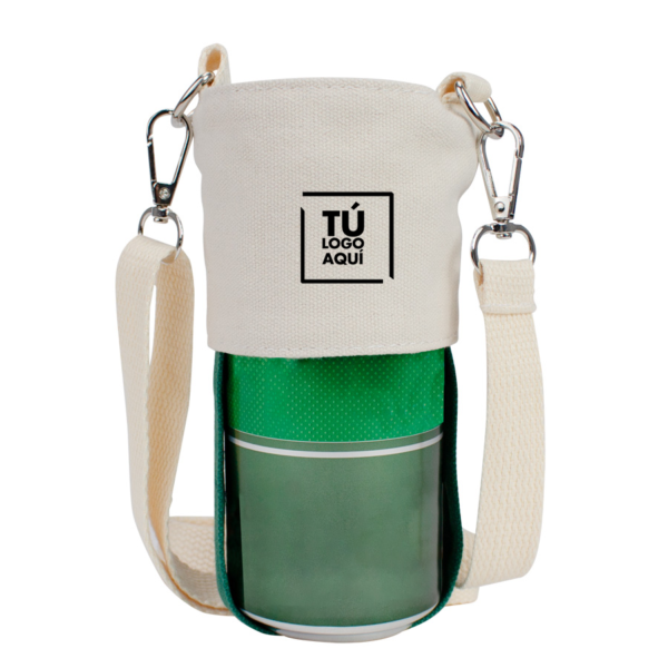 Porta-Lata o vaso de café colgante, en tela Canvas