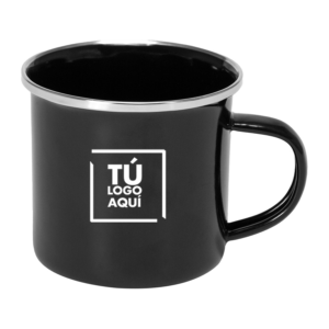 Tazón Enlozado Negro 350ml
